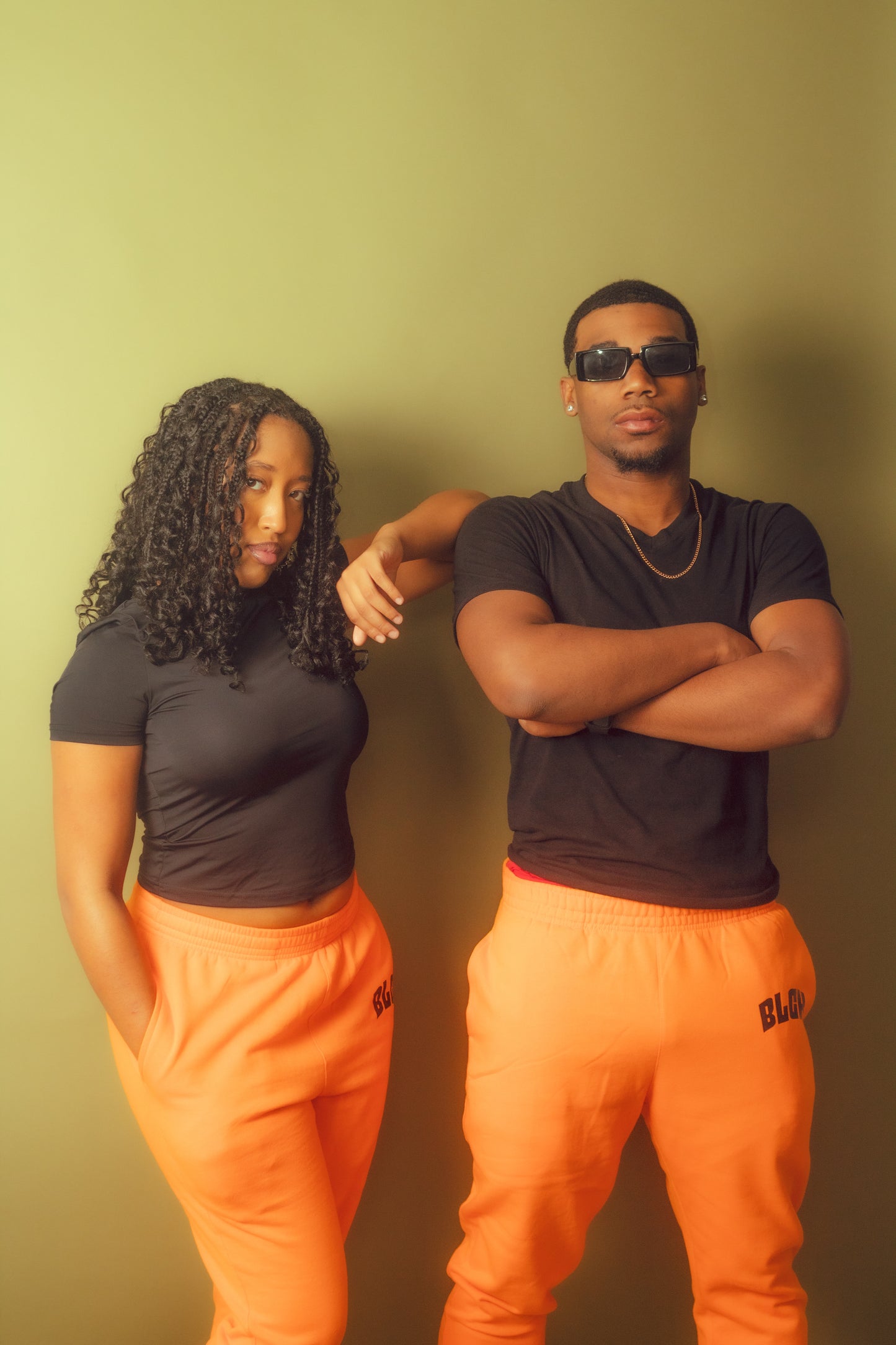 Orange Sweatpants