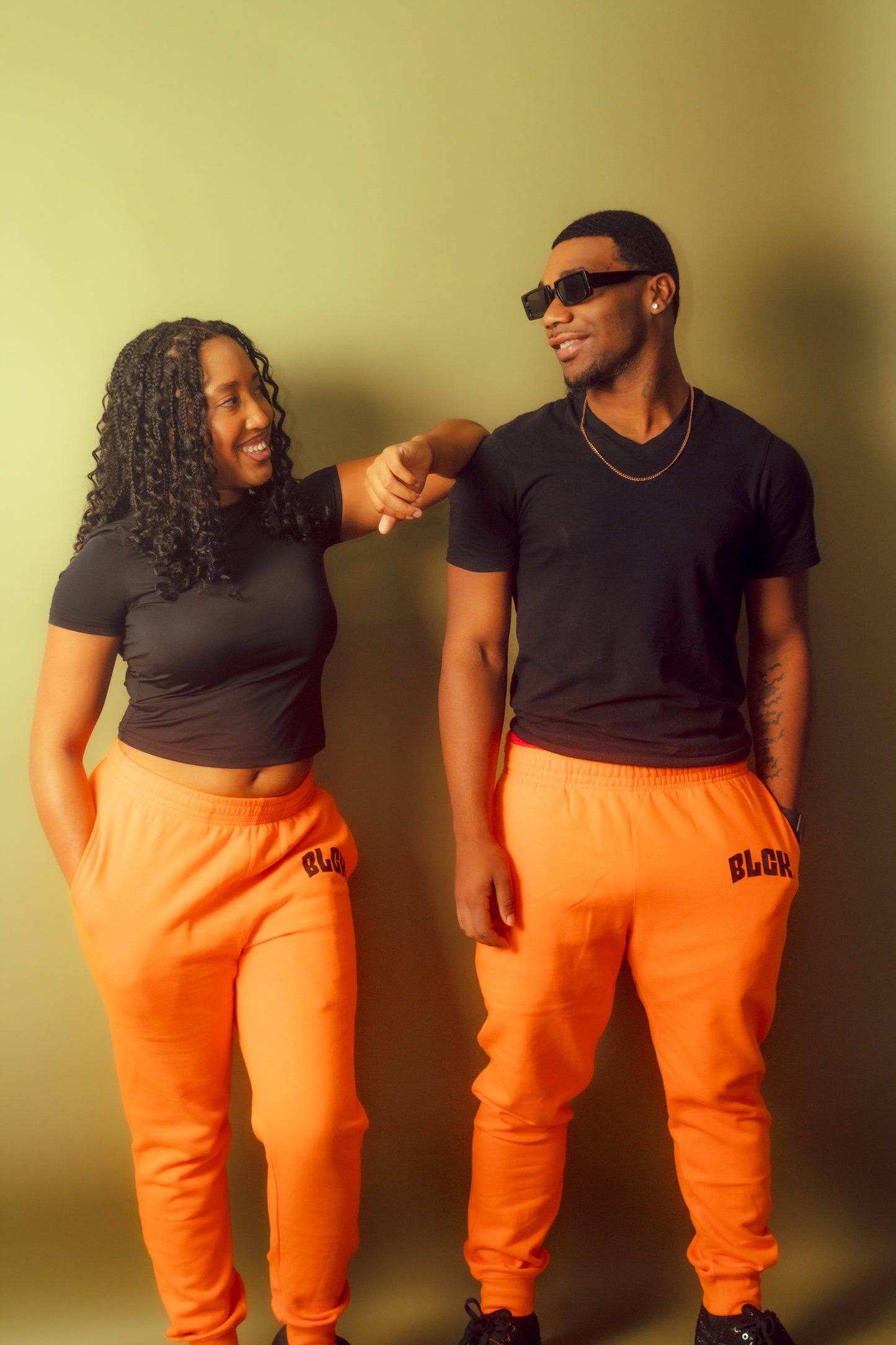 Orange Sweatpants