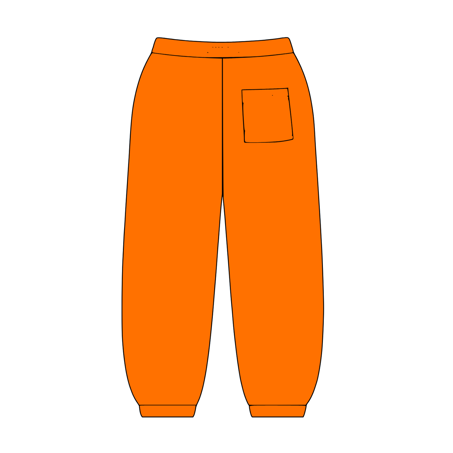 Orange Sweatpants